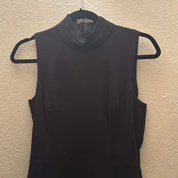 White House black Market Black sleeve less sheath dress 4 - Picture 2 of 7